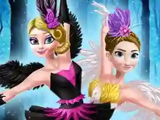 Gioco Ellie and Annie Black Swan and White Swan in linea