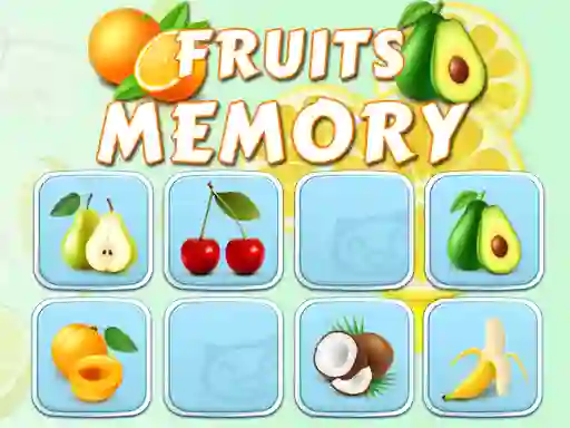 Gioco Fruits Memory in linea