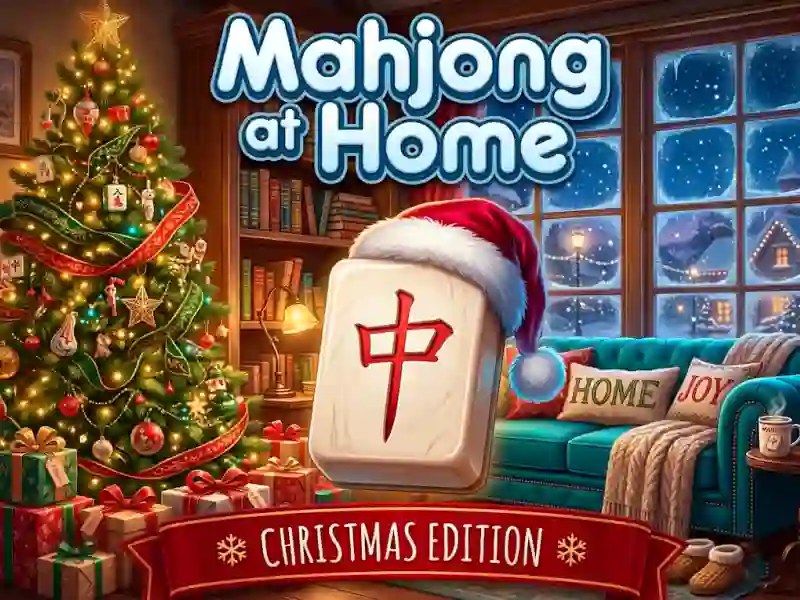 Gioco Mahjong At Home Xmas Edition in linea