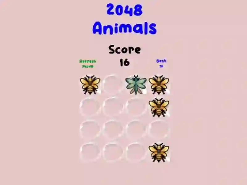 Gioco 2048 Animals in linea