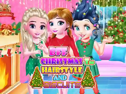 Gioco BFF Christmas Tree Hairstyle and Biscuits in linea