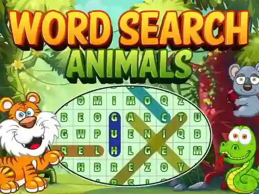 Gioco Word Search Animals in linea