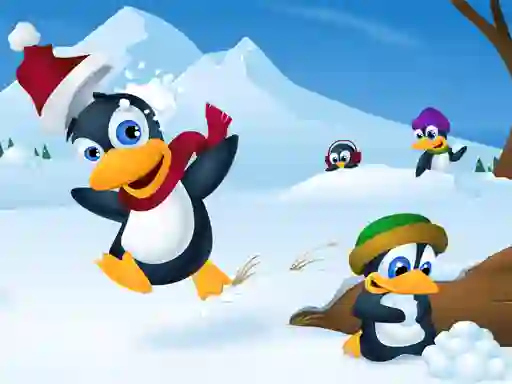 Gioco Cute Penguin Slide in linea