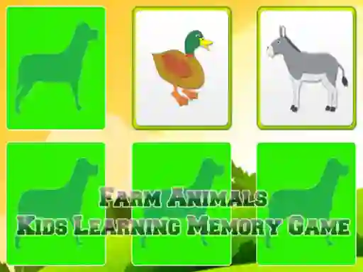 Gioco Farm Animals Kids Learning  Memory in linea