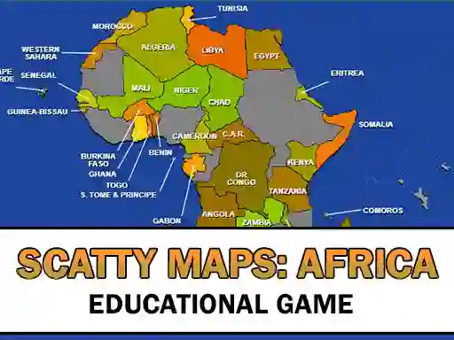 Gioco Scatty Maps Africa in linea