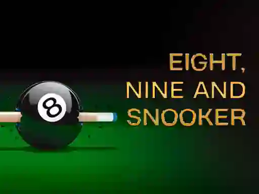Gioco Nine, eight and snooker in linea