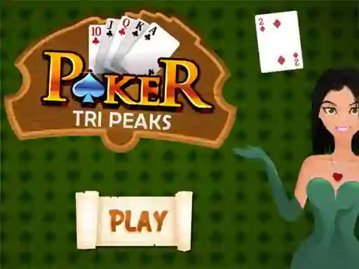 Gioco Poker Tri Peaks in linea