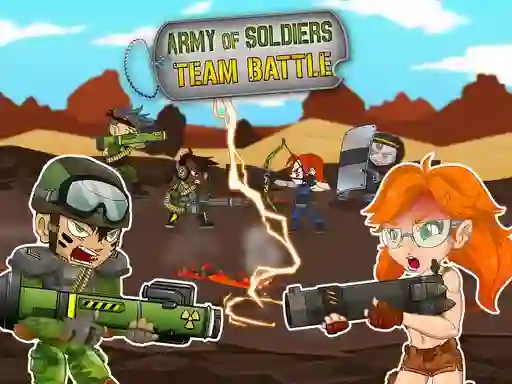 Gioco Army of soldiers: Team Battle in linea