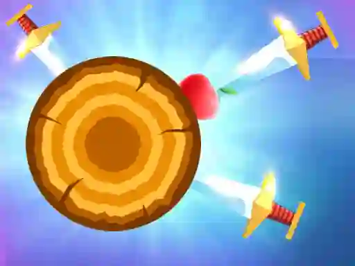 Gioco knife punch in linea
