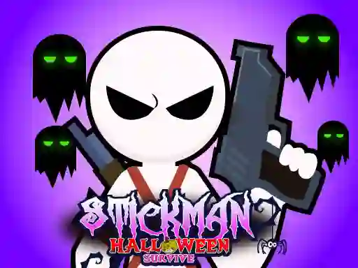 Gioco Stickman Halloween Survive in linea