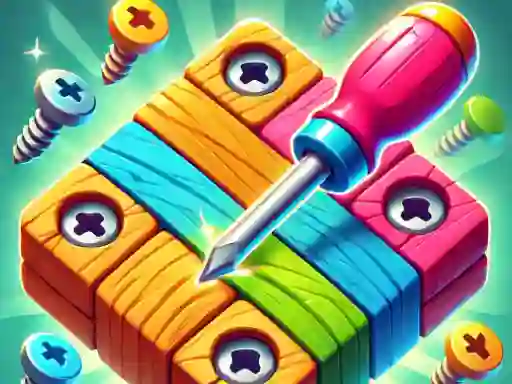 Gioco Unscrew Wood Puzzle in linea