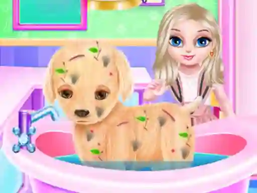 Gioco Baby Elsa Puppy Surgery in linea