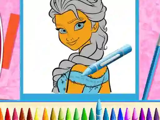 Gioco The Princess Sisters Coloring in linea