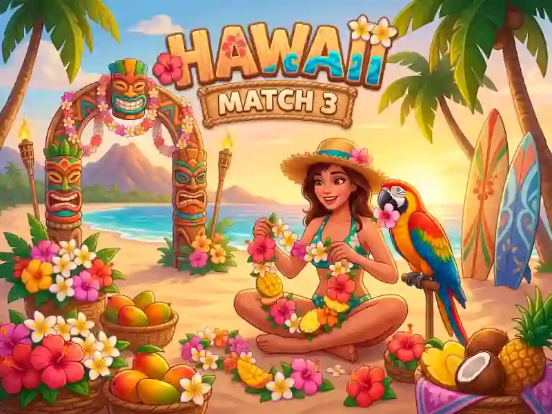 Gioco Hawaii Match 3 in linea