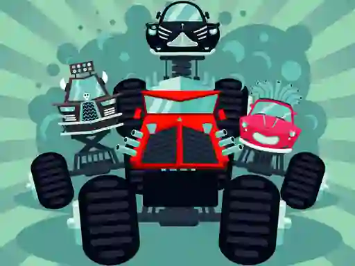 Gioco Crazy Monster Trucks Memory in linea
