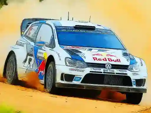 Gioco Rally Car Driving Jigsaw in linea