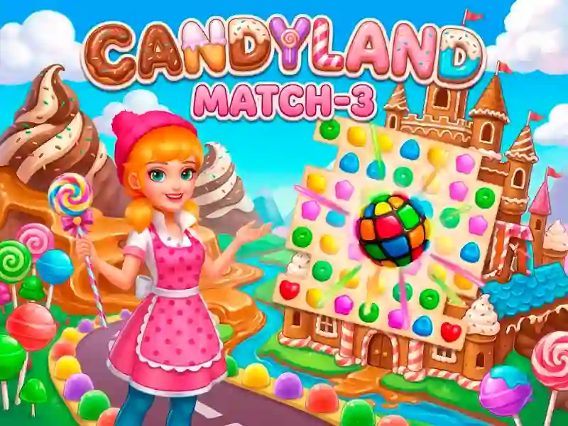 Gioco Candyland: Match-3 in linea