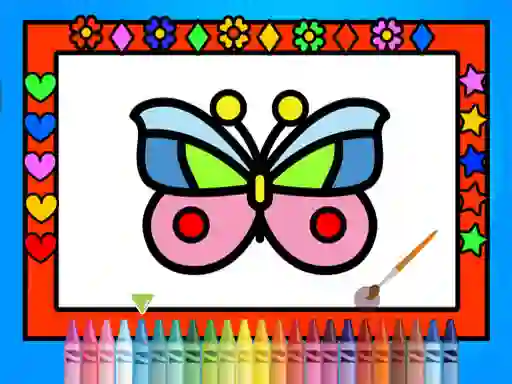 Gioco Color and Decorate Butterflies in linea