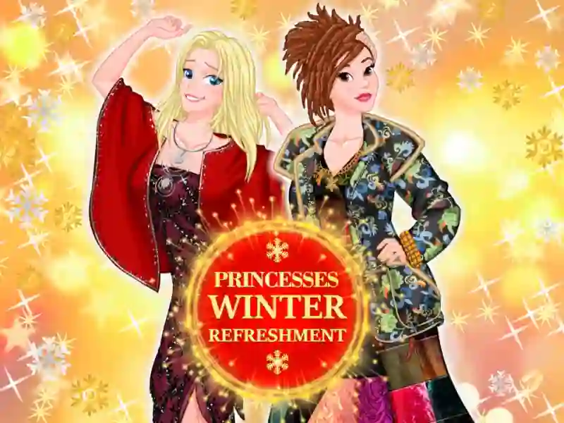 Gioco Princesses winter refreshment in linea