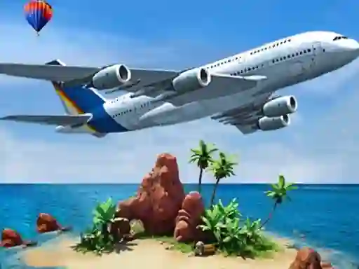 Gioco Air plane Simulator Island Travel in linea