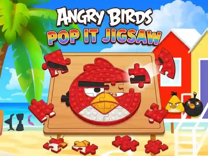 Gioco Angry Birds Pop It Jigsaw in linea