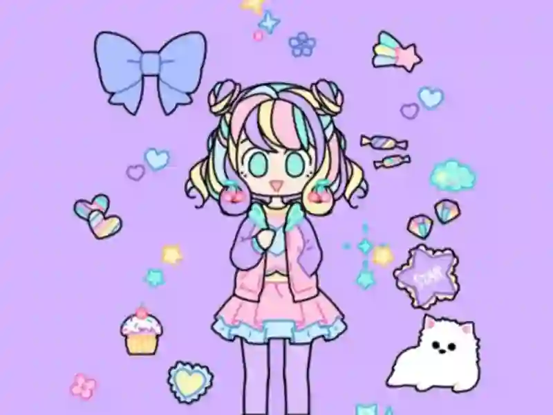 Gioco Pastel Girl Dress Up in linea