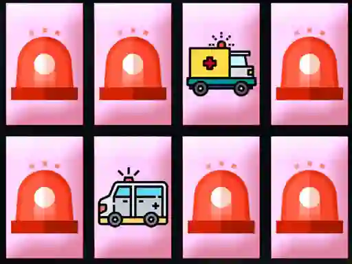 Gioco Ambulance Trucks Memory in linea