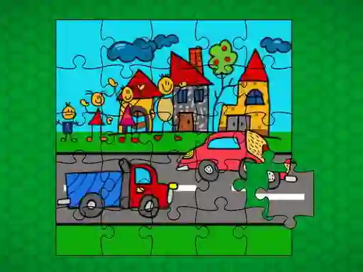 Gioco Stick Family Fun Time Jigsaw in linea