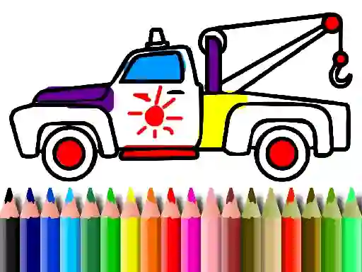 Gioco Back To School: Trucks Coloring in linea