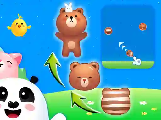 Gioco Animal Merge: Bubble Shooter in linea