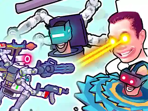 Gioco Agent Walker vs Skibidi Toilets in linea