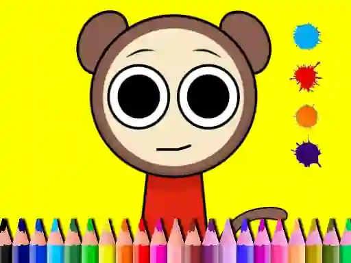 Gioco Sprunki Valentine Coloring book in linea