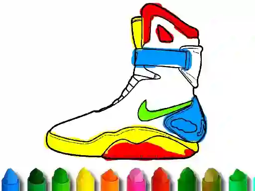 Gioco Back To School: Shoe Coloring in linea