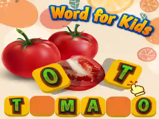 Gioco Fruits and Vegetables Word for Kids in linea