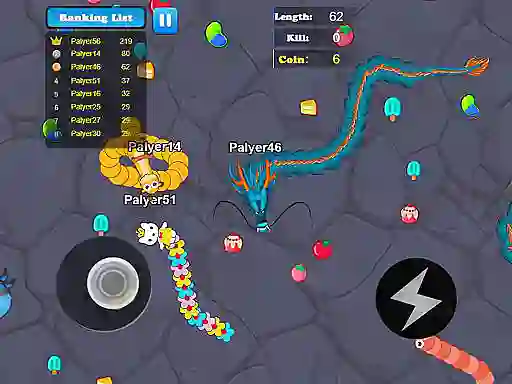 Gioco Greedy Snake Multiplayer Duel in linea