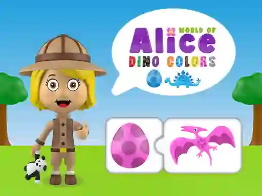 Gioco World of Alice Dino Colors in linea