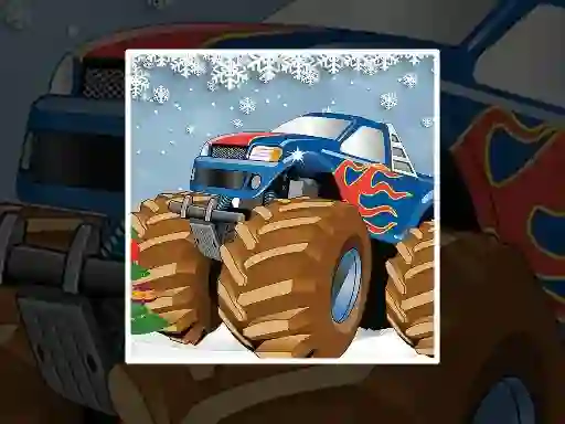 Gioco Winter Monster Truck Puzzles in linea