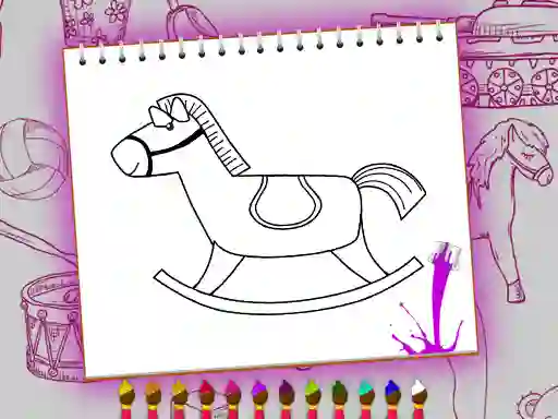 Gioco Coloring Book: Toy Shop in linea