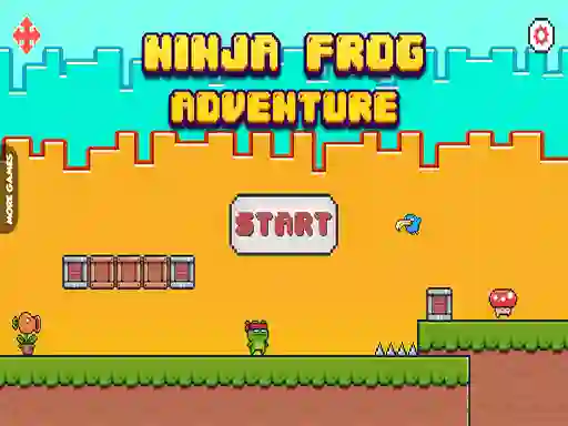 Gioco Ninja Frog Adventure in linea
