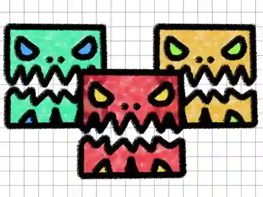 Gioco Geometry Dash Paper Note in linea