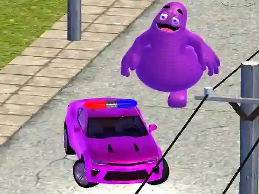 Gioco Grimace vs Police SuperCar in linea