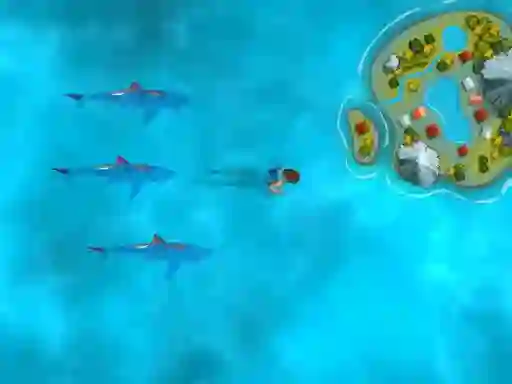 Gioco Survive the Sharks in linea