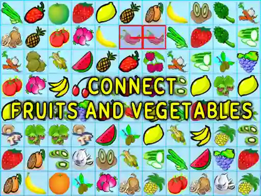 Gioco Connect Fruits and Vegetables in linea