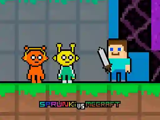 Gioco Sprunki vs MCCraft in linea