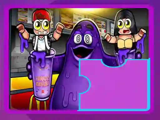 Gioco Grimace Shake Puzzle in linea