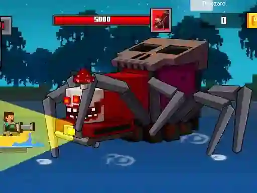 Gioco Pirate Block Craft Monster Shooter in linea
