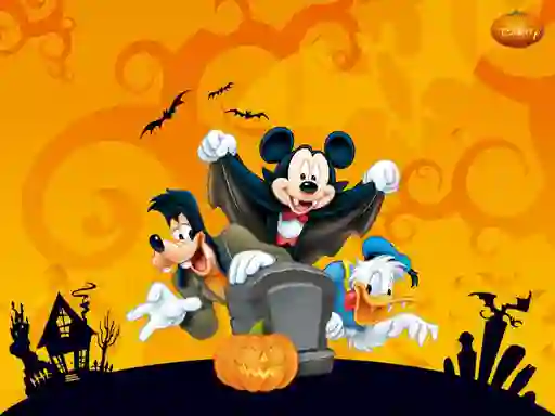 Gioco Disney Halloween Jigsaw Puzzle in linea