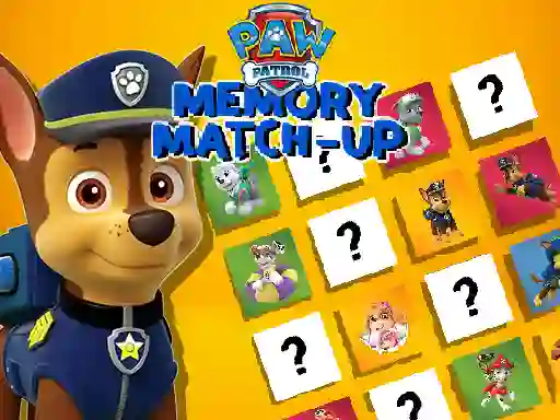 Gioco Paw Patrol Memory Match Up in linea