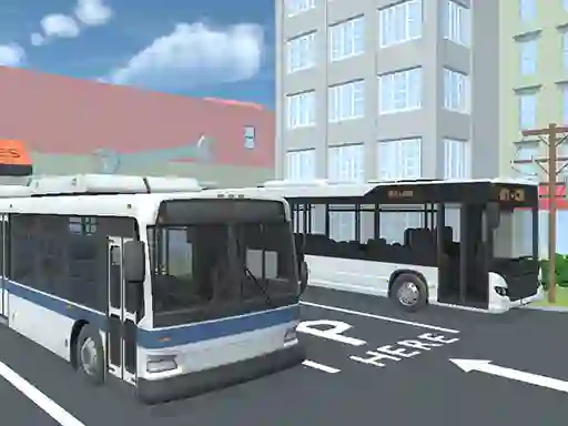 Gioco City Bus Parking Challenge Simulator 3D in linea