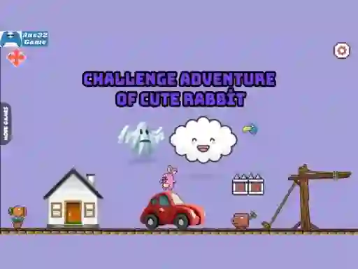Gioco Challenge adventure of cute rabbit in linea